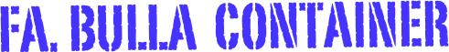 Fa. BULLA  container